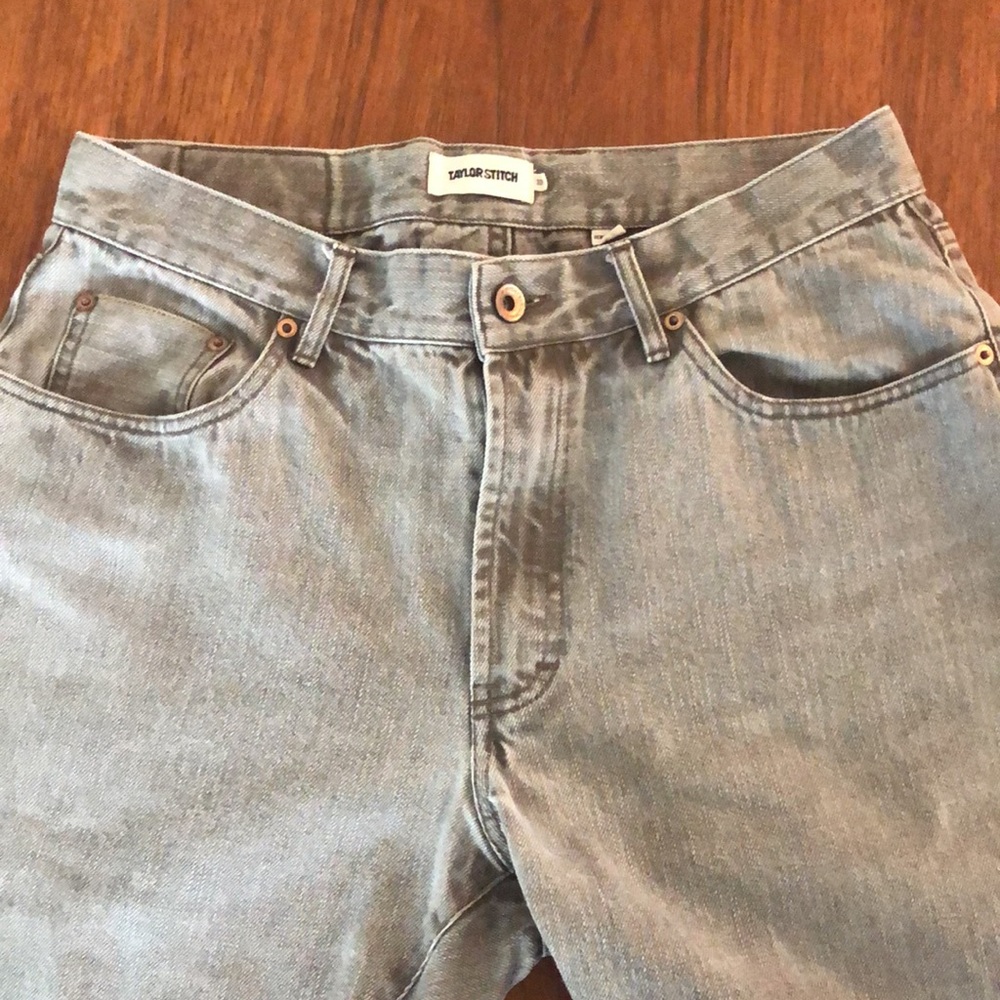 Taylor Stitch Grey Selvedge Democratic Jeans 32/33